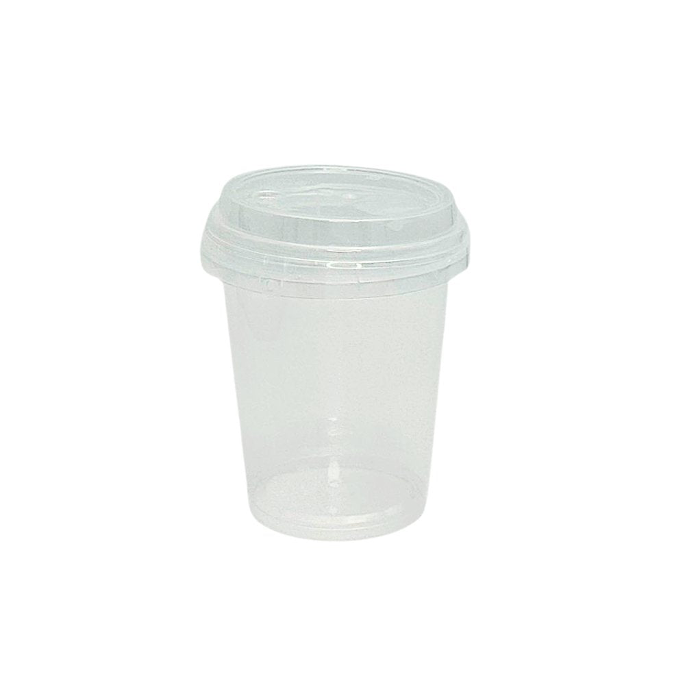 120B Clear Lid Suit Round Tamper Proof Bucket Cups - TEM IMPORTS™