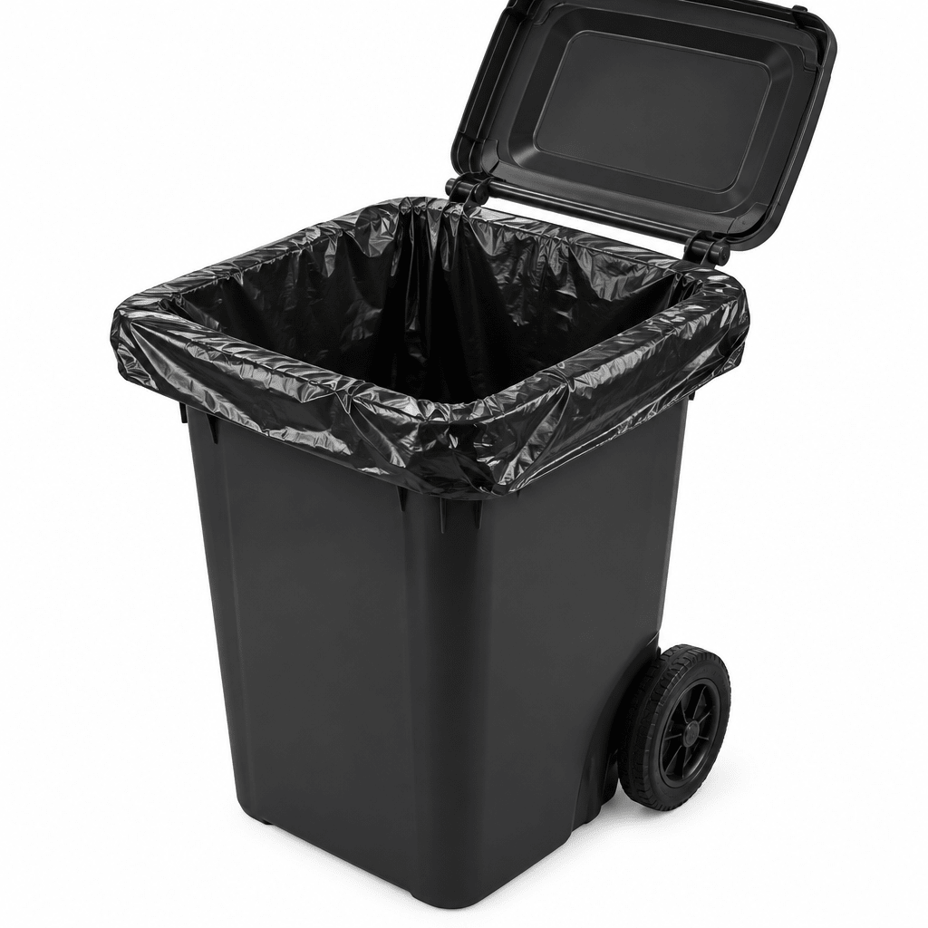 120L Heavy-Duty LDPE Star-Sealed Bin Liners (Carton of 100) - TEM IMPORTS™