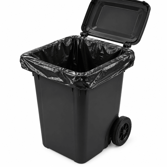 120L Heavy-Duty LDPE Star-Sealed Bin Liners (Carton of 100) - TEM IMPORTS™