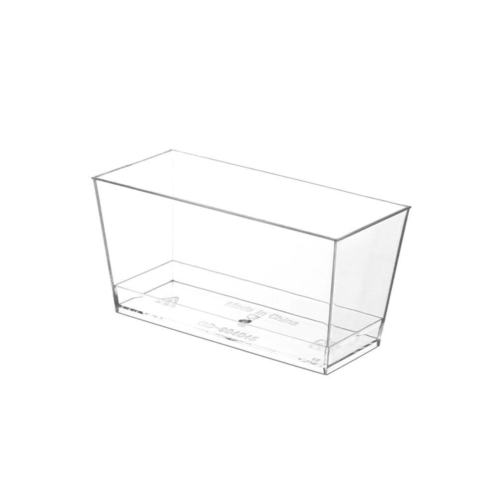 120mL Clear Mini Rectangular Dessert Container Base - TEM IMPORTS™