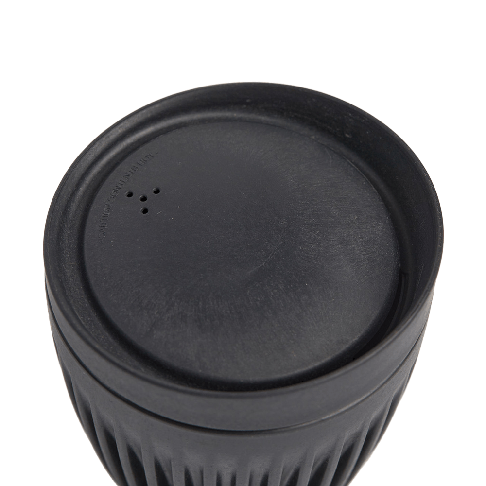 12oz Charcoal HuskeeCup & Lid - TEM IMPORTS™