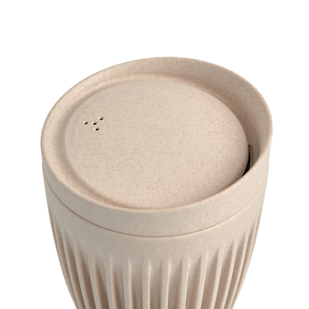 12oz Natural HuskeeCup & Lid - TEM IMPORTS™