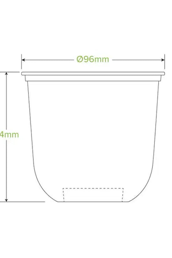 12oz/360mL Clear (96mm) PET Unbranded Tumbler Biocup - 1000/CTN - TEM IMPORTS™