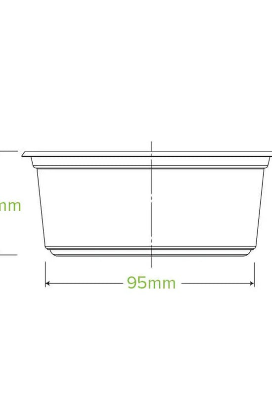 12oz/360mL Clear Unbranded BioBowl - 500pcs/Ctn - TEM IMPORTS™