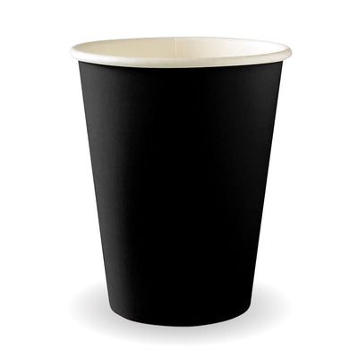12oz/390mL (90mm) Black Single Wall BioCup - 1000pcs/ctn - TEM IMPORTS™