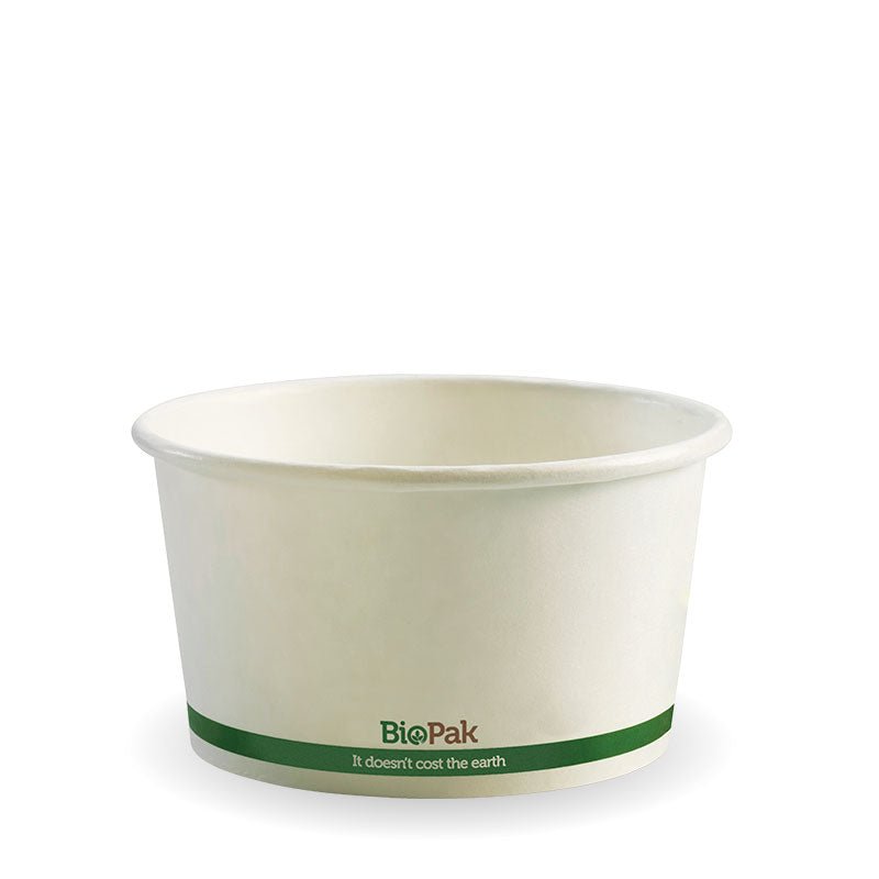 12oz/430mL White Paper BioBowl - 500pcs/Ctn - TEM IMPORTS™