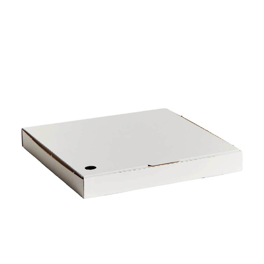 13" Inch Takeaway Pizza Box White - 100/CTN - TEM IMPORTS™