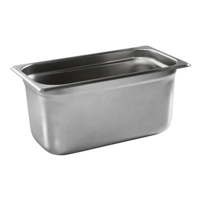 1/3 Size Anti-Jam Gastronorm Stainless Steel Steam Pan – 150mm Deep