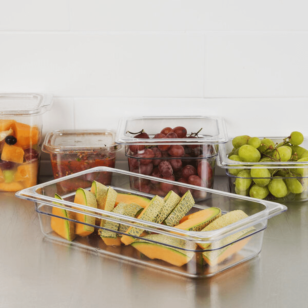 1/3 Size Clear Polycarbonate Food Pan - 65mm - TEM IMPORTS™