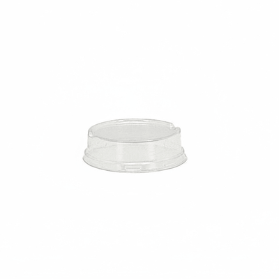 130mL Black&Gold Series Round PET Lid - High Profile - TEM IMPORTS™