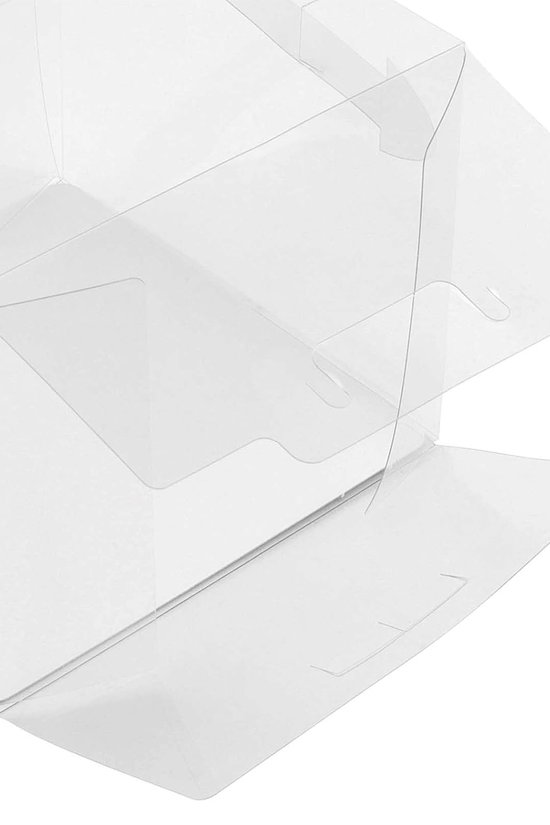 130x130x110mm Clear Square Box With Handle - TEM IMPORTS™