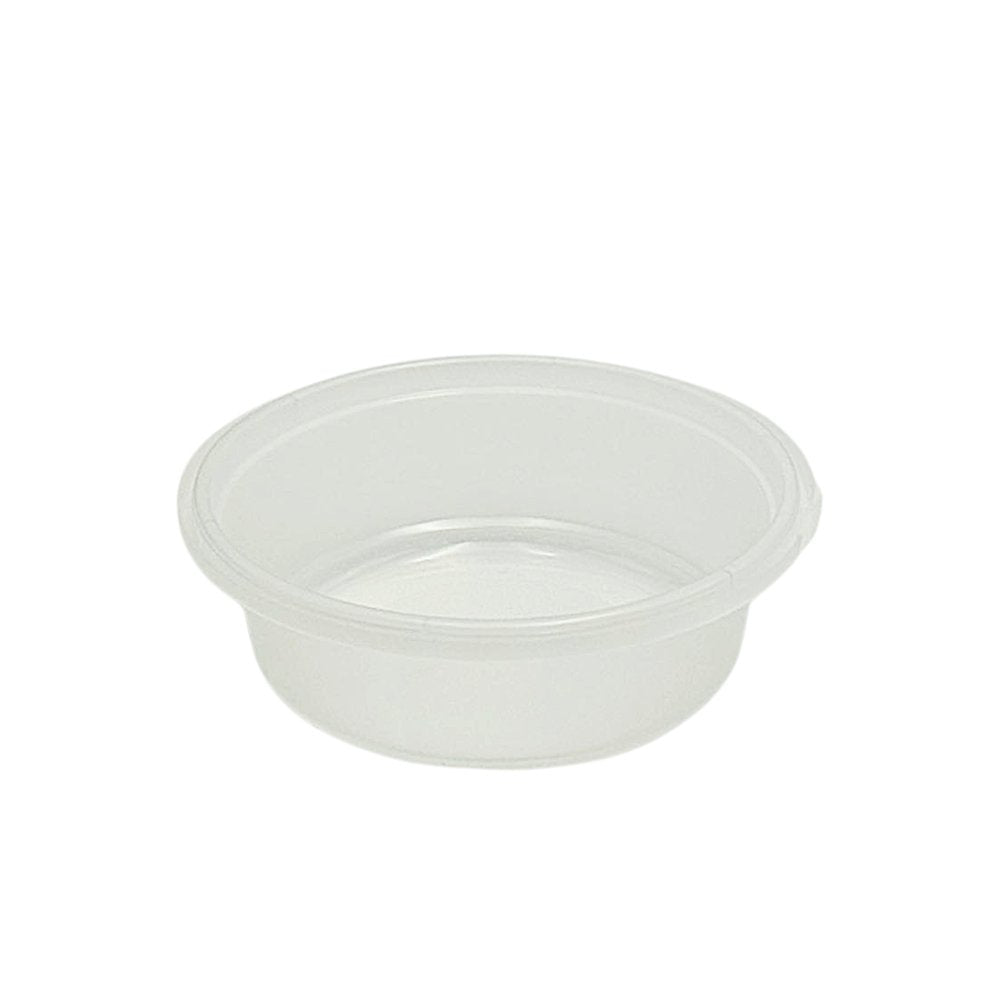 13oz/380mL Round Tampered Evident Clear Frosted Container Set - TEM IMPORTS™