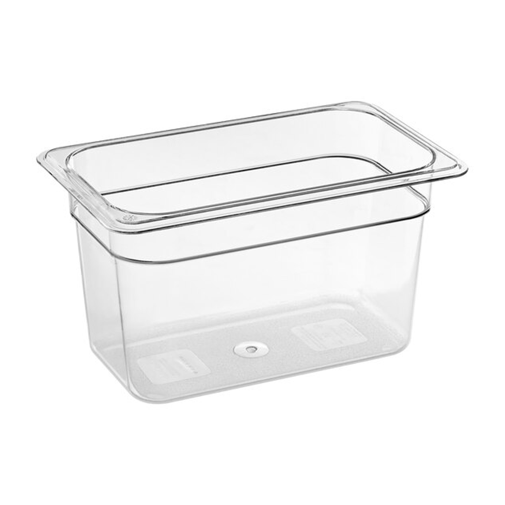 1/4 Size Clear Polycarbonate Food Pan - 150mm - TEM IMPORTS™