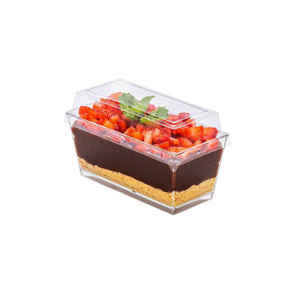 140mL Clear Rectangular Container Base - TEM IMPORTS™