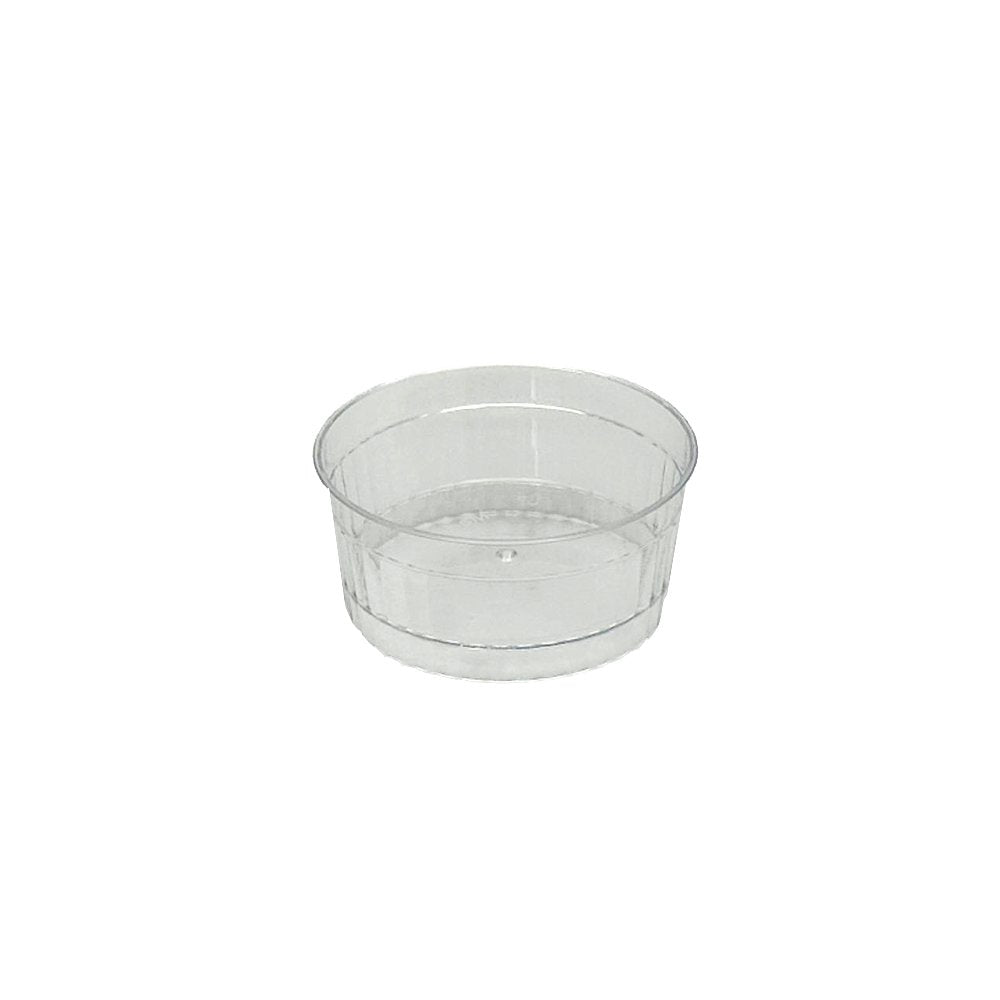 140mL Clear Round Rib Bowl Container Base - TEM IMPORTS™