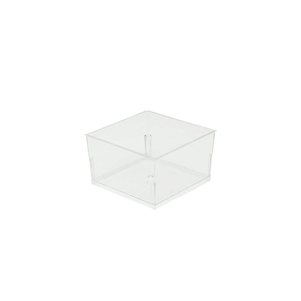 140mL Clear Short Square Container Base - TEM IMPORTS™