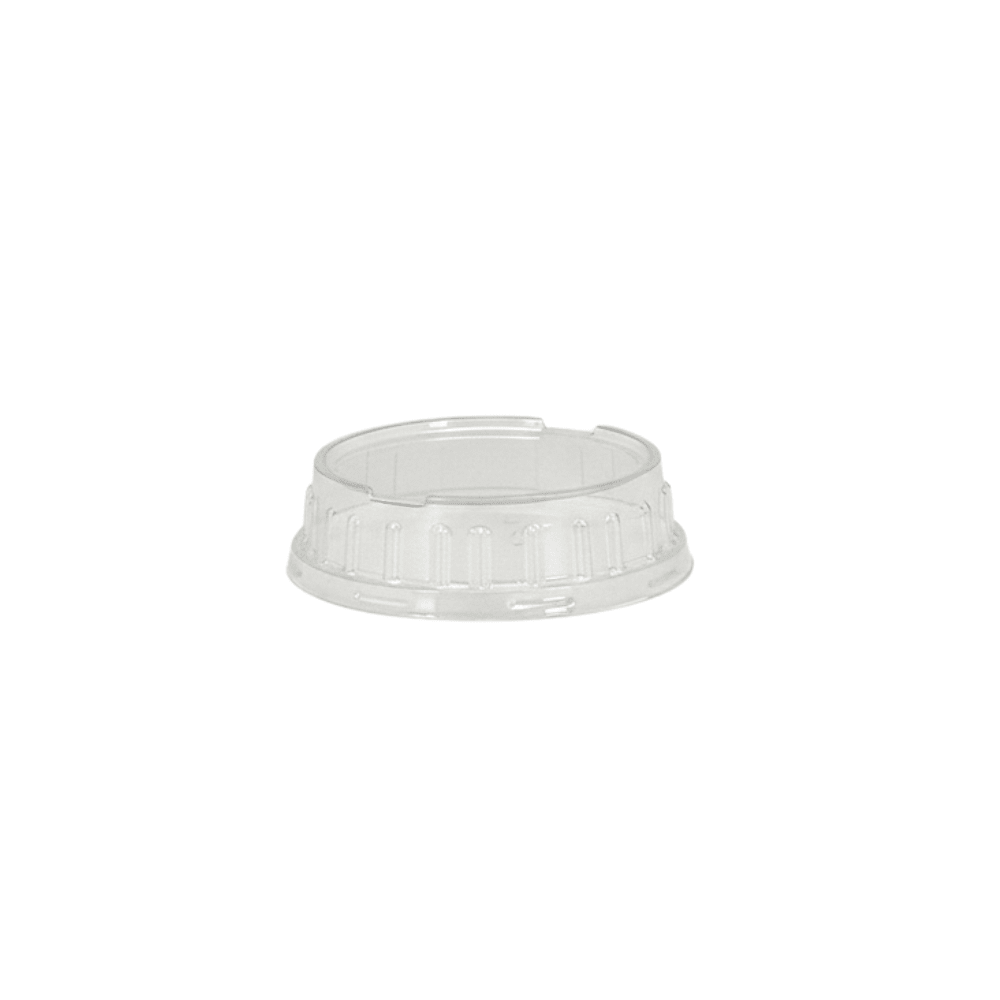 150mL Black&Gold Series Round PET Lid - High Profile - TEM IMPORTS™