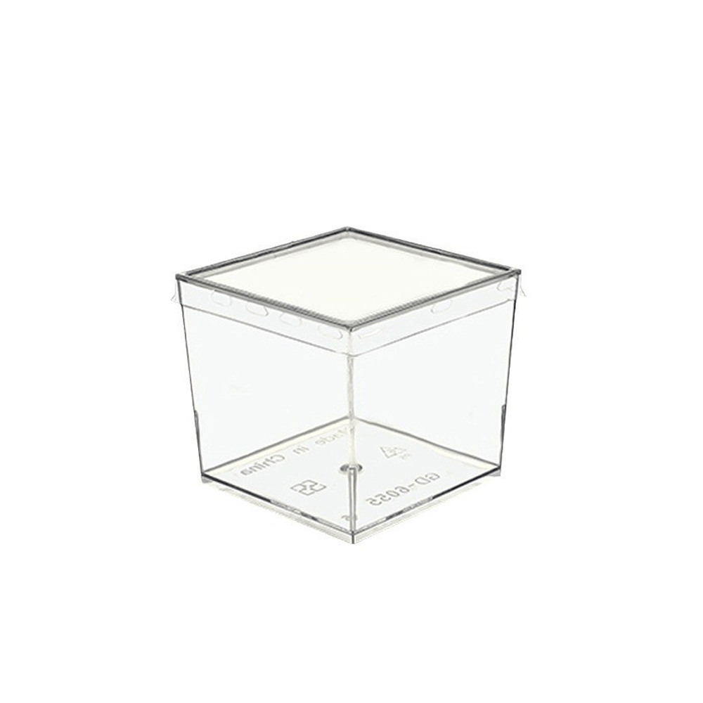 150mL Clear Mini Square Dessert Cup Base - TEM IMPORTS™