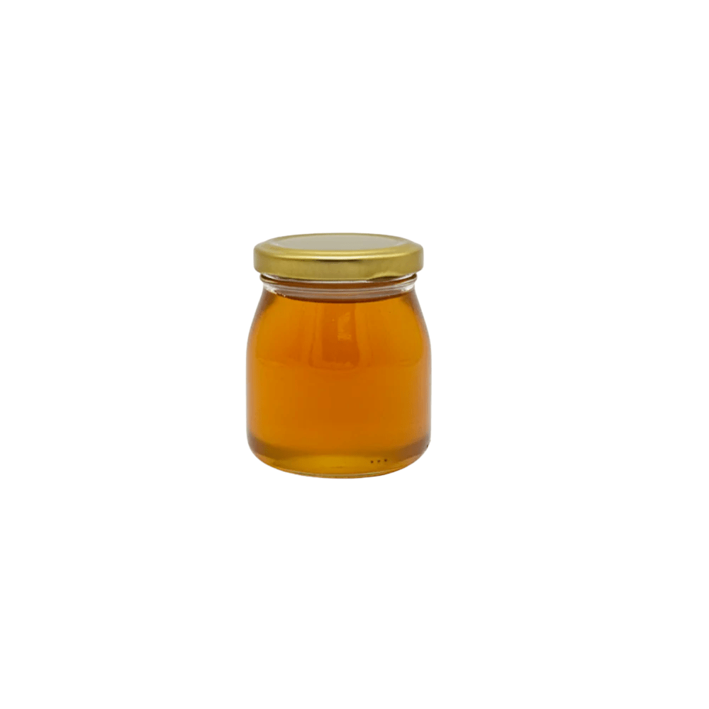 150mL Glass Food Jar with Gold Metal Twist Lid - TEM IMPORTS™