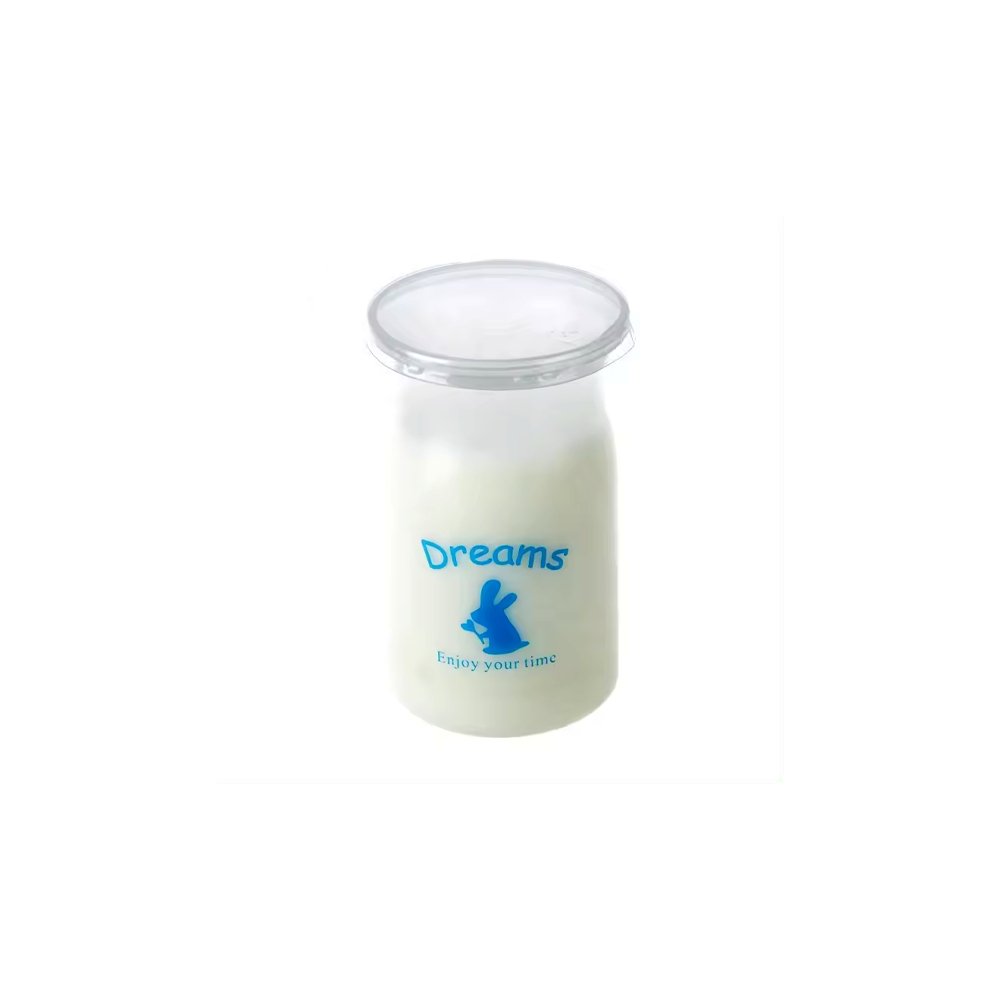 150mL Transparent Matt PP Milk Bottle - TEM IMPORTS™