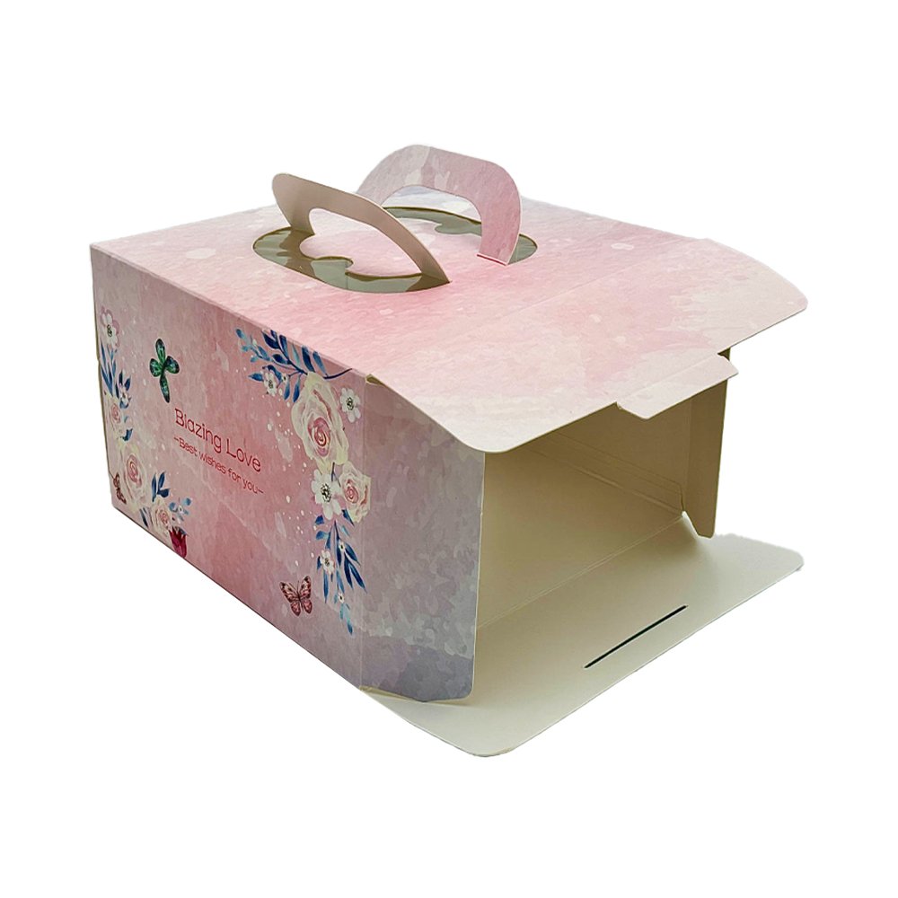 15x15x12 Patisserie Square Cake Box - Blazing Love - TEM IMPORTS™