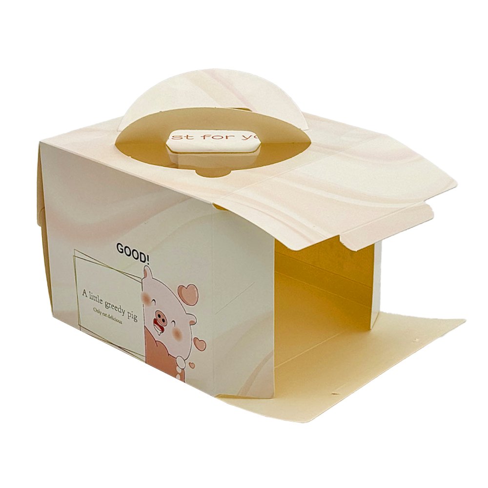 15x15x12 Patisserie Square Cake Box - Little Pig - TEM IMPORTS™