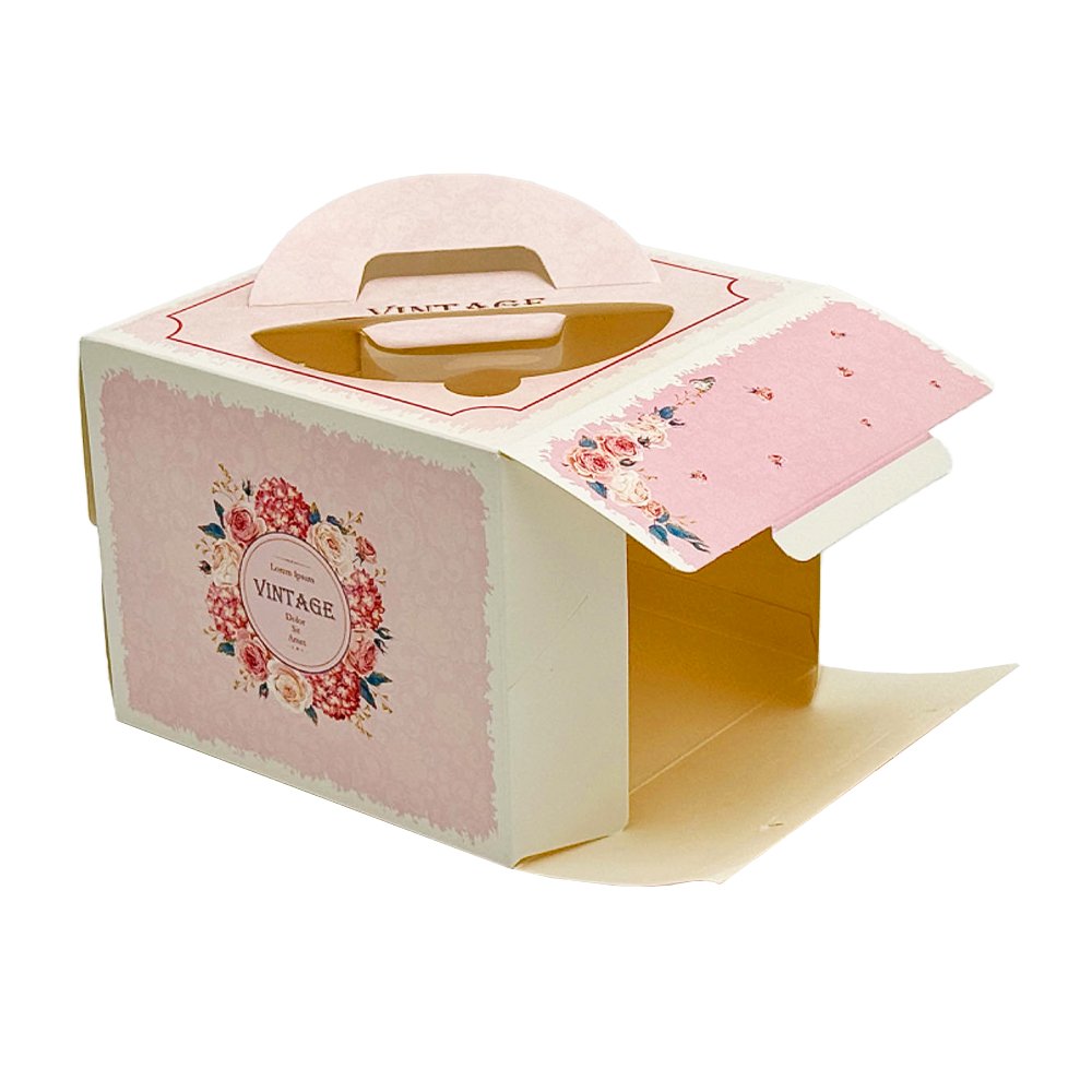 15x15x12 Patisserie Square Cake Box - Vintage - TEM IMPORTS™