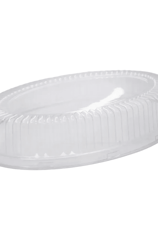 16-Inch Clear PET Plastic Oval Platter Dome Lid (Carton of 72) - TEM IMPORTS™