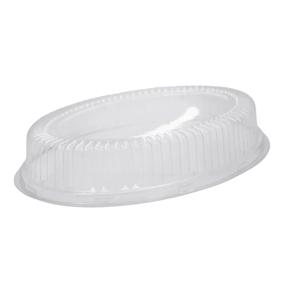 16-Inch Clear PET Plastic Oval Platter Dome Lid (Carton of 72) - TEM IMPORTS™