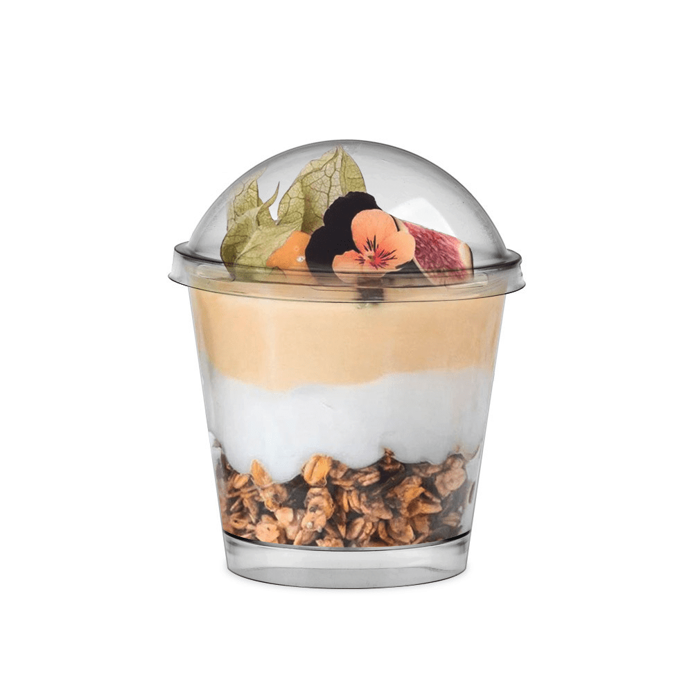 160mL Clear Mini Round Dessert Cup Base - TEM IMPORTS™