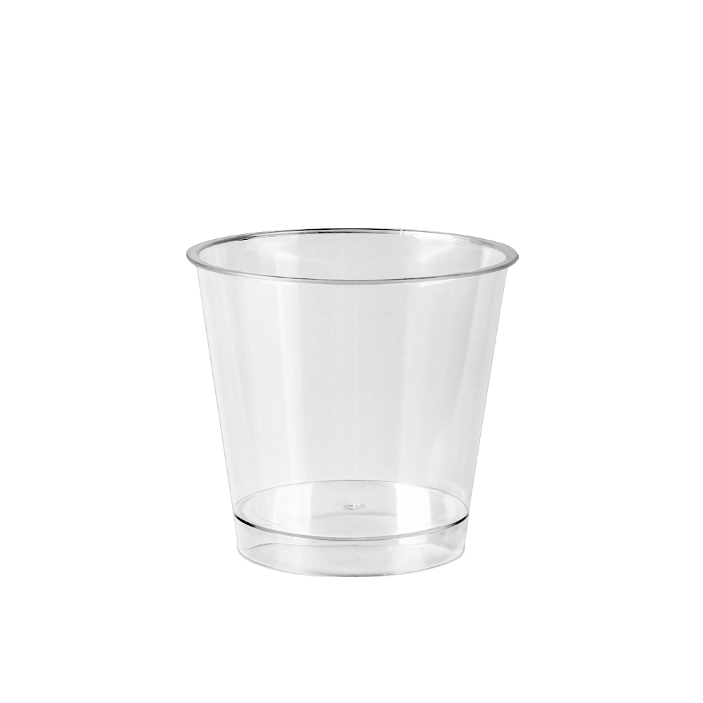 160mL Clear Mini Round Dessert Cup Base - TEM IMPORTS™