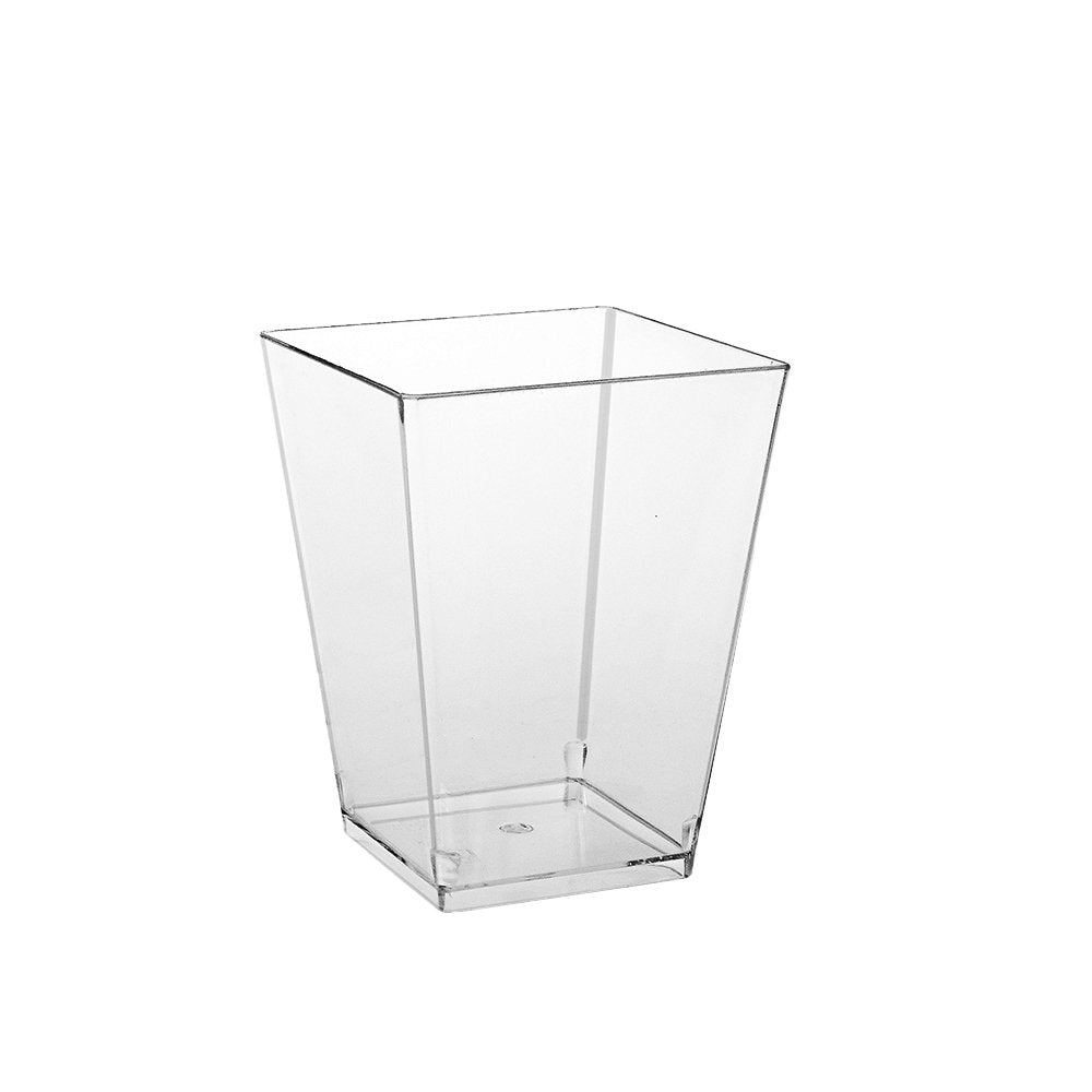 160mL Clear Mini Square Dessert Cup Base - TEM IMPORTS™