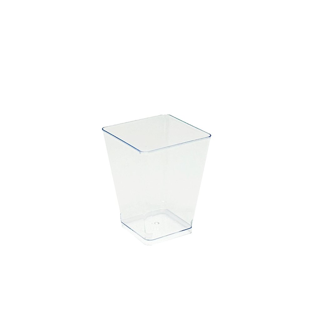 160mL Clear Square Dessert Cup - TEM IMPORTS™