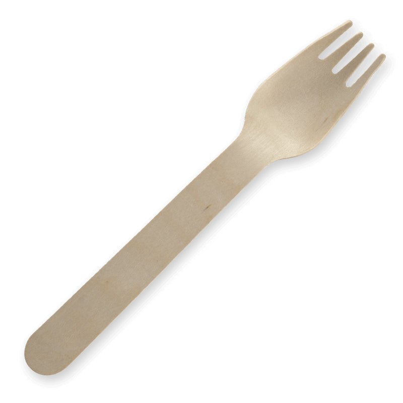 16cm Unbranded Wood Fork - 2000pcs/Ctn - TEM IMPORTS™