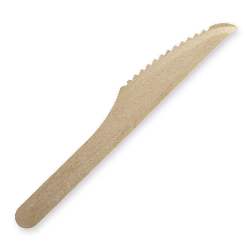 16cm Unbranded Wood Knife - 2000pcs/Ctn - TEM IMPORTS™