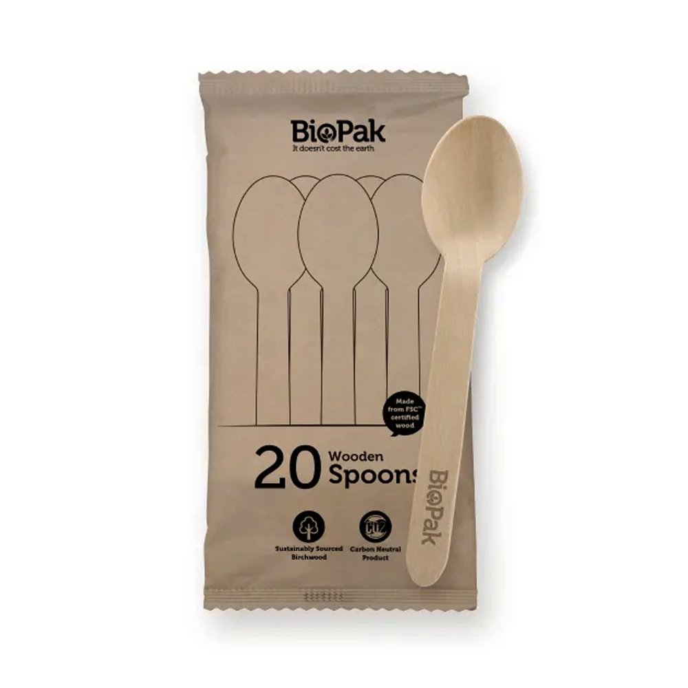 16cm Wooden Spoon - 20 Pack - TEM IMPORTS™