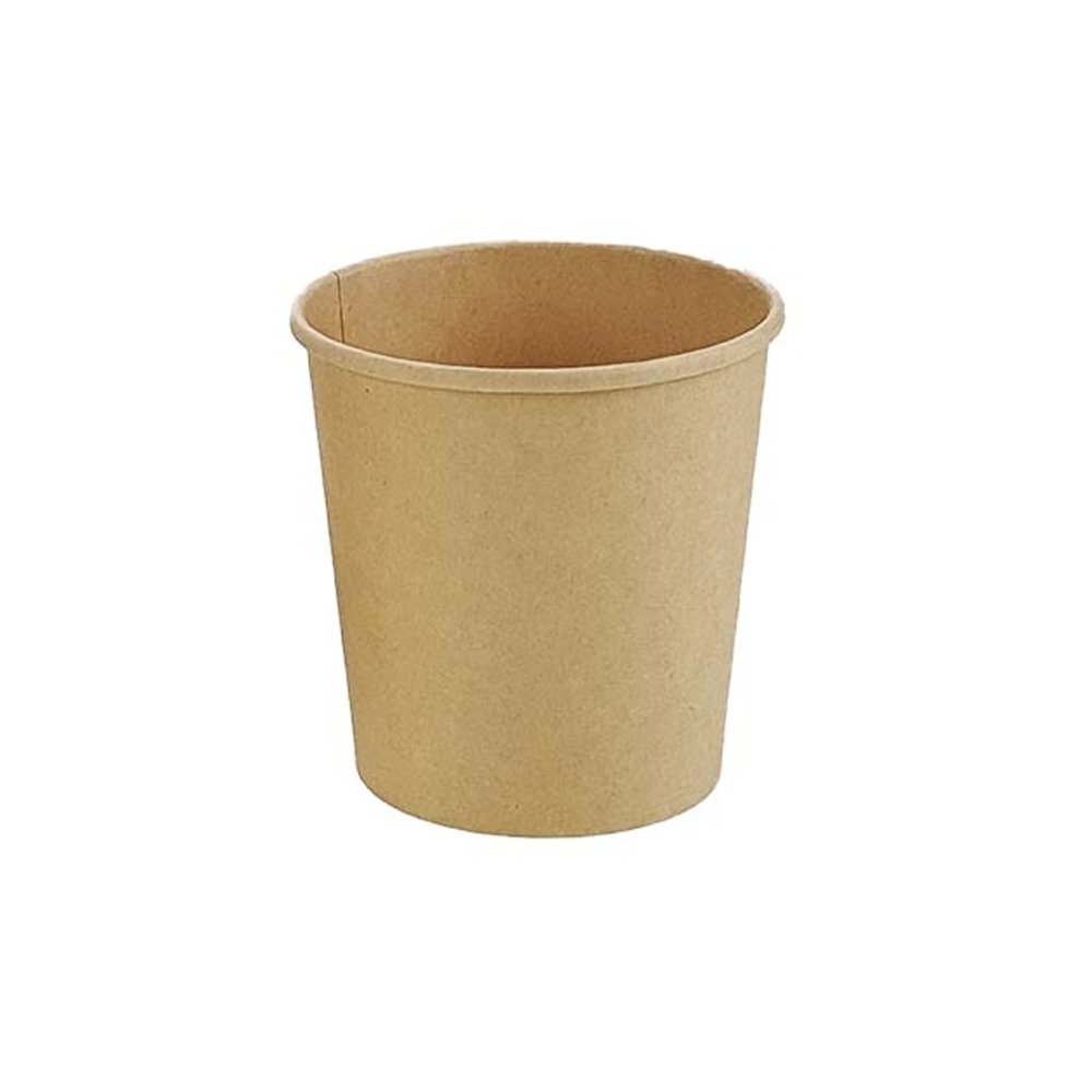 16oz/470mL PE Coated Kraft Paper Soup Cup - TEM IMPORTS™