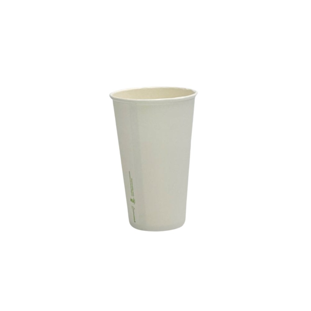 16oz Aqueous Coated SW (D/90mm) Paper Cup White - 1000/CTN