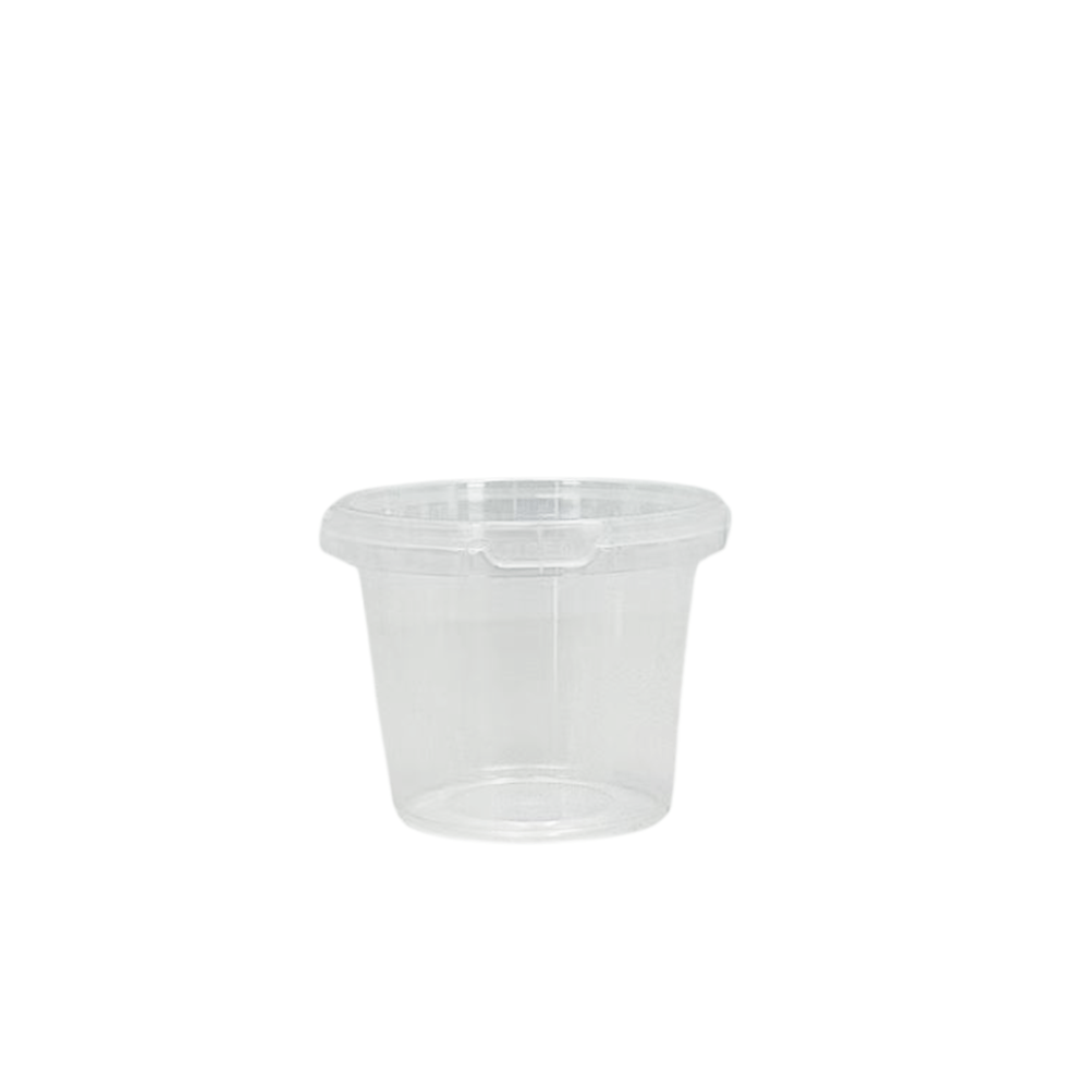 16oz/500mL Clear Fruit/Milk Tea Tamper Proof Bucket Cups - TEM IMPORTS™