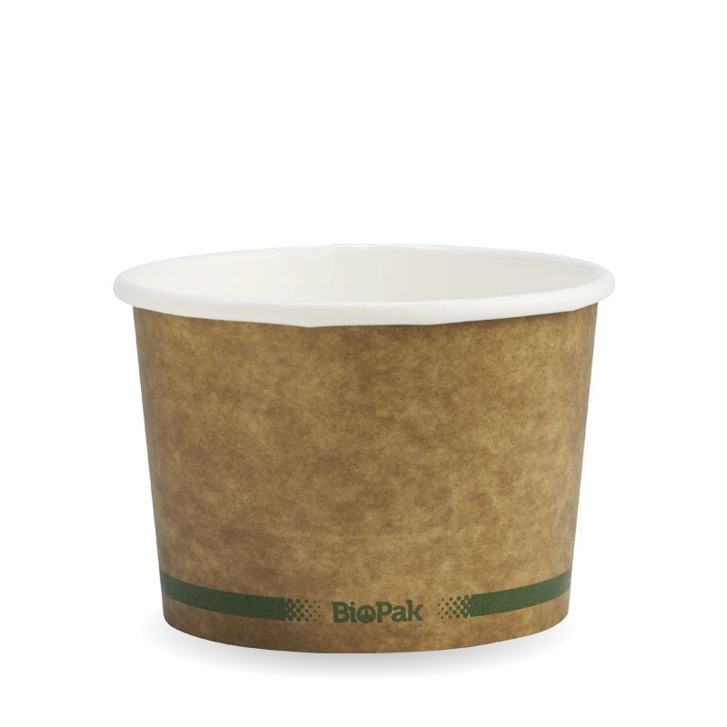 16oz/550mL Kraft Paper BioBowl - 500pcs/Ctn - TEM IMPORTS™