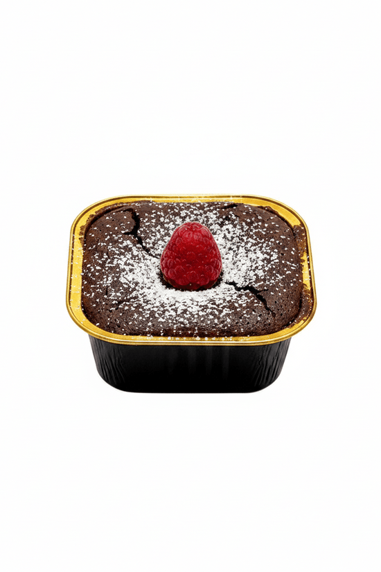 170mL Square Aluminium Ribbed Wall Foil Cake Tin - Black&Gold Series - TEM IMPORTS™