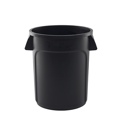 75L Trust® Thor Round Commercial Waste Bin – Black