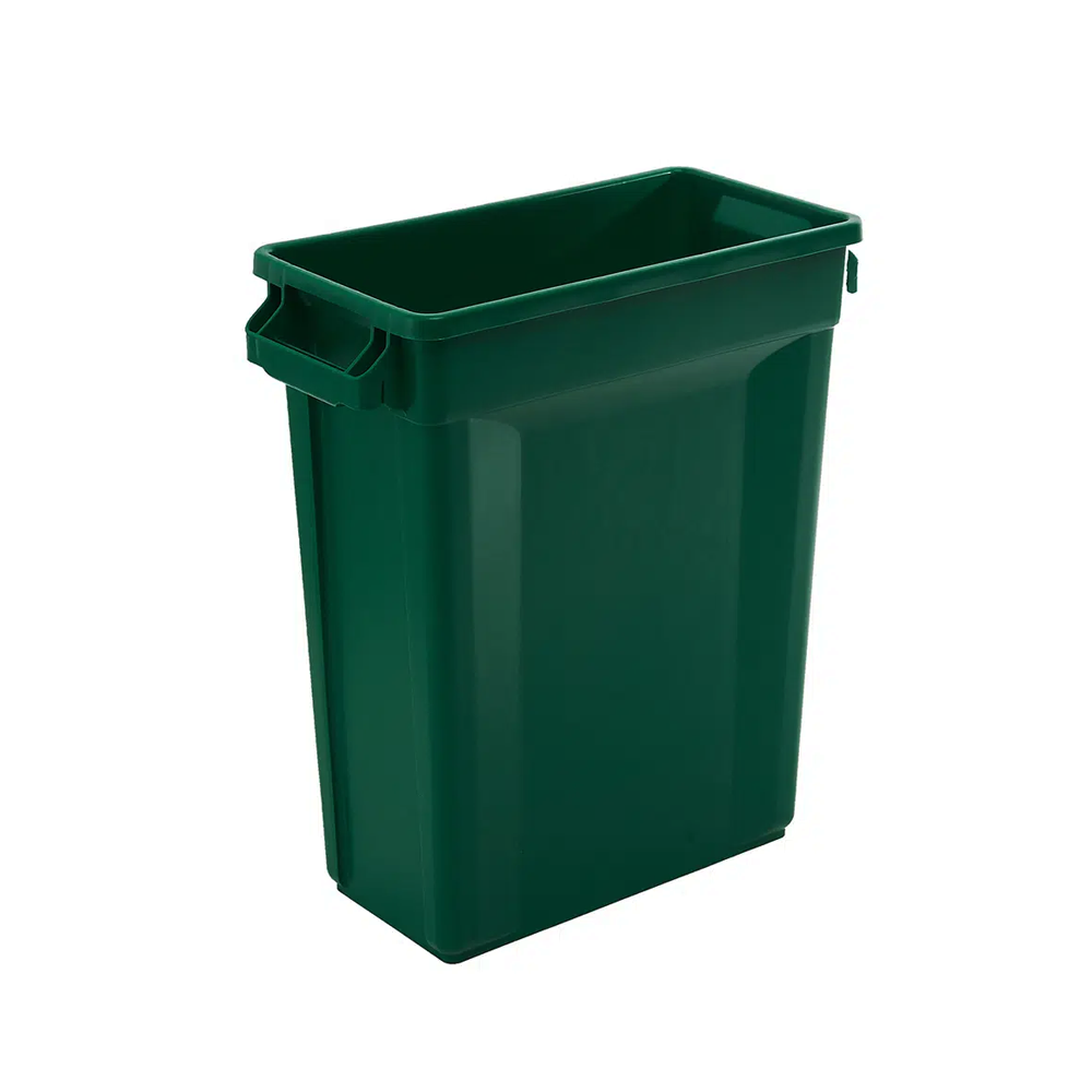 Trust® Commercial Slim Bin 60L – Green