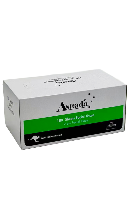 ASTRADA Facial Tissue 2-Ply 180 Sheets – 24/Carton