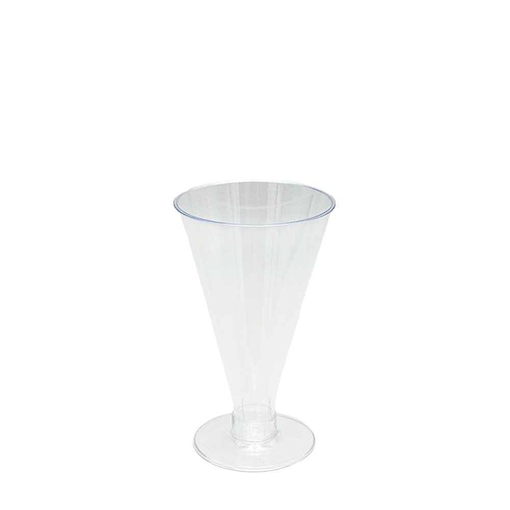 180mL Clear Pedestal Round Shape Container Base - TEM IMPORTS™