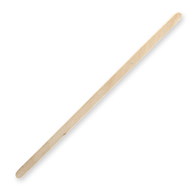 18cm Wood Coffee Stirrer - 10,000/CTN - TEM IMPORTS™