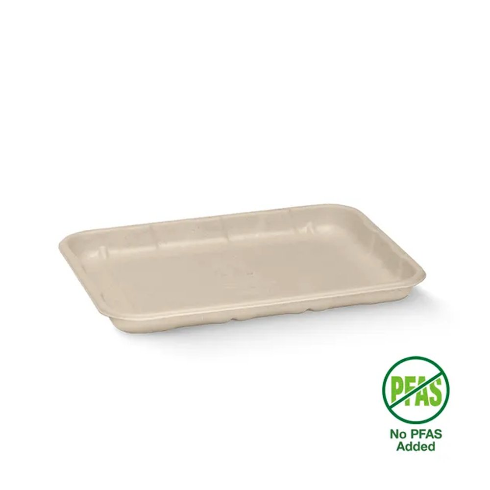 19x14x2cm / 7x5" Plant Fibre Produce Tray - 1000/CTN - TEM IMPORTS™