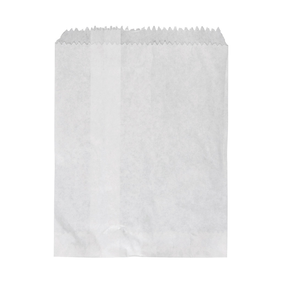 Flat Paper Bag White Size 1F - 500/PK