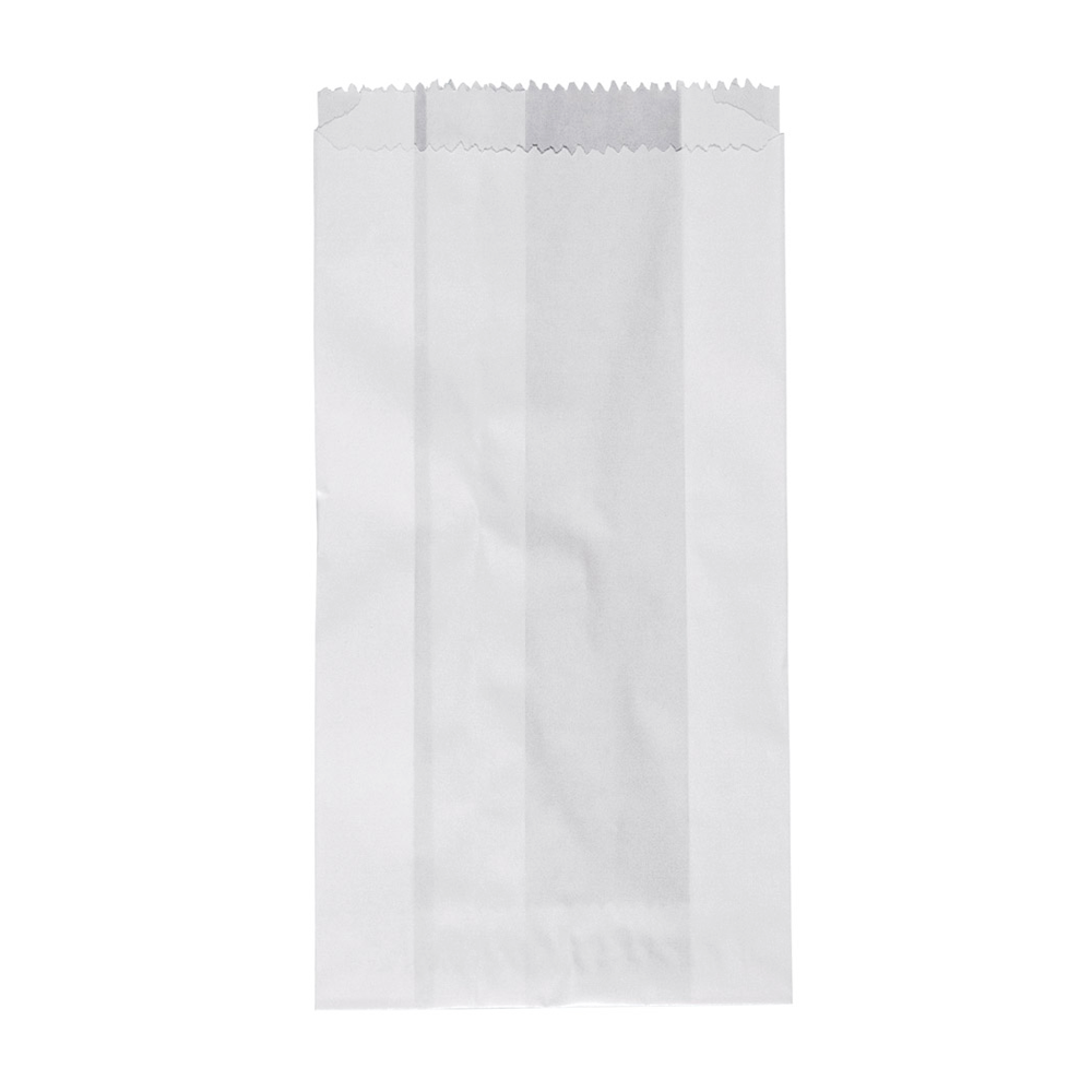 1SO White Sachel Paper Bag Size 175x102mm - 500/PK