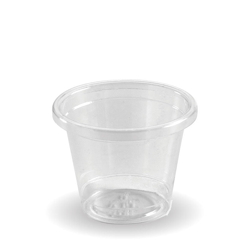 1oz/30mL (44mm) Clear Sauce BioCup - 3000pcs/ctn - TEM IMPORTS™